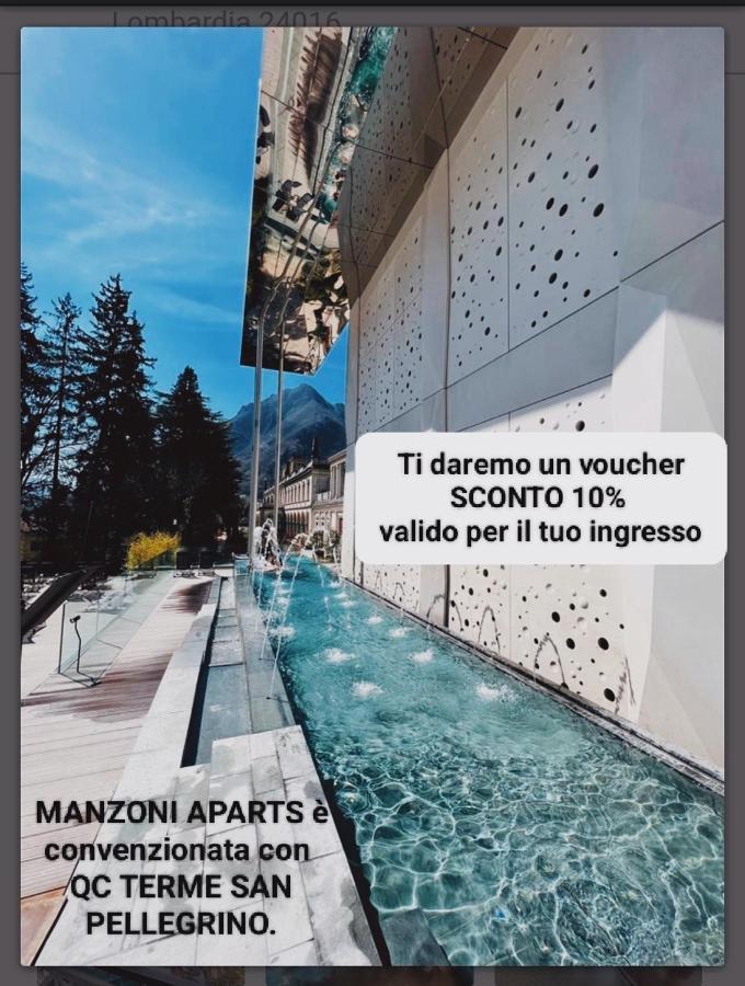 Manzoni Aparts San Pellegrino Terme Exterior photo